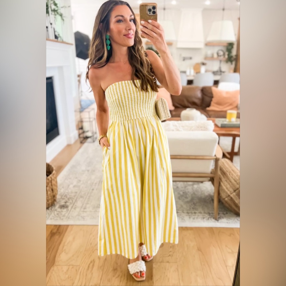 100% Cotton A New Day Striped Dress